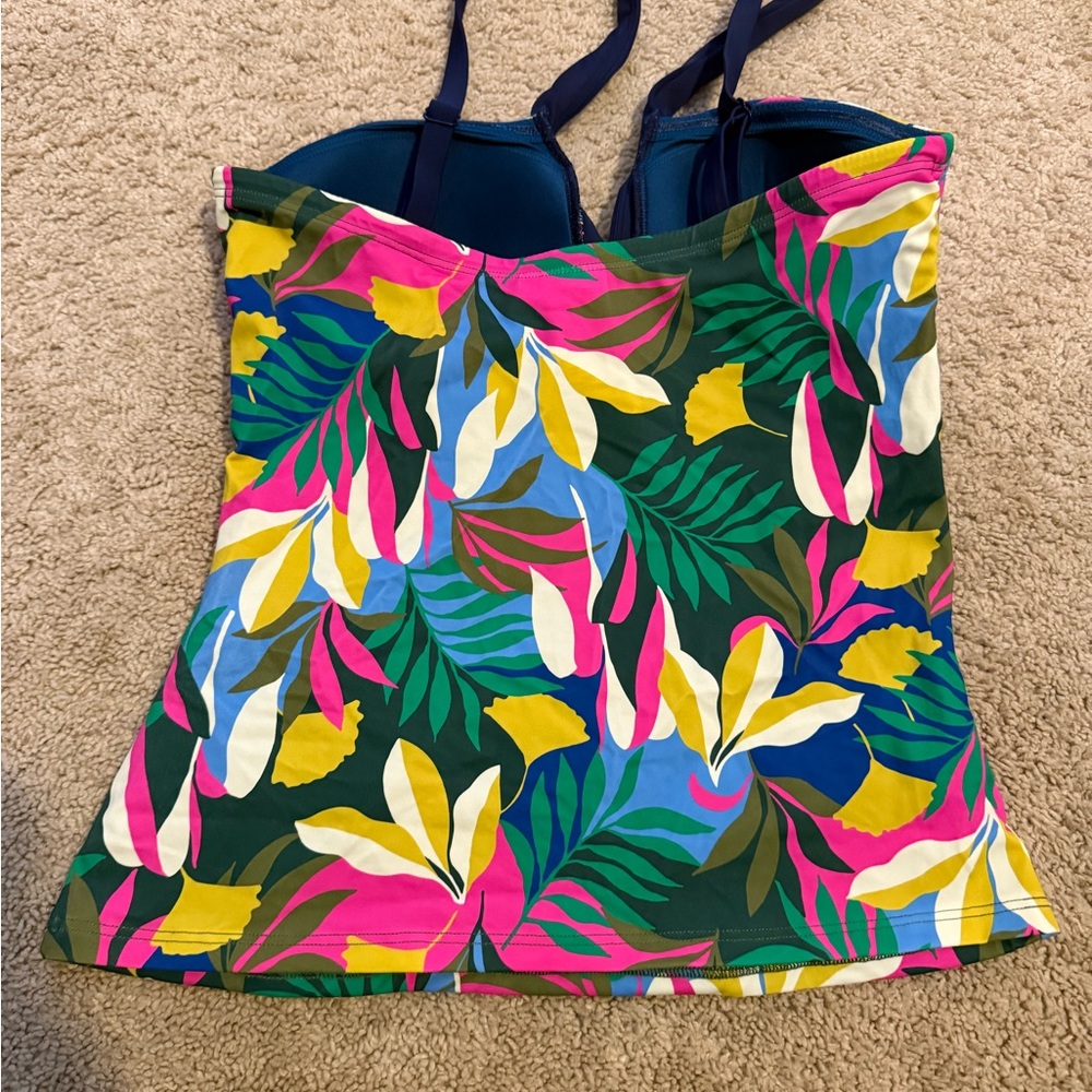 Boden Multicolor Tropical Print Swimsuit - Picture 2 of 3